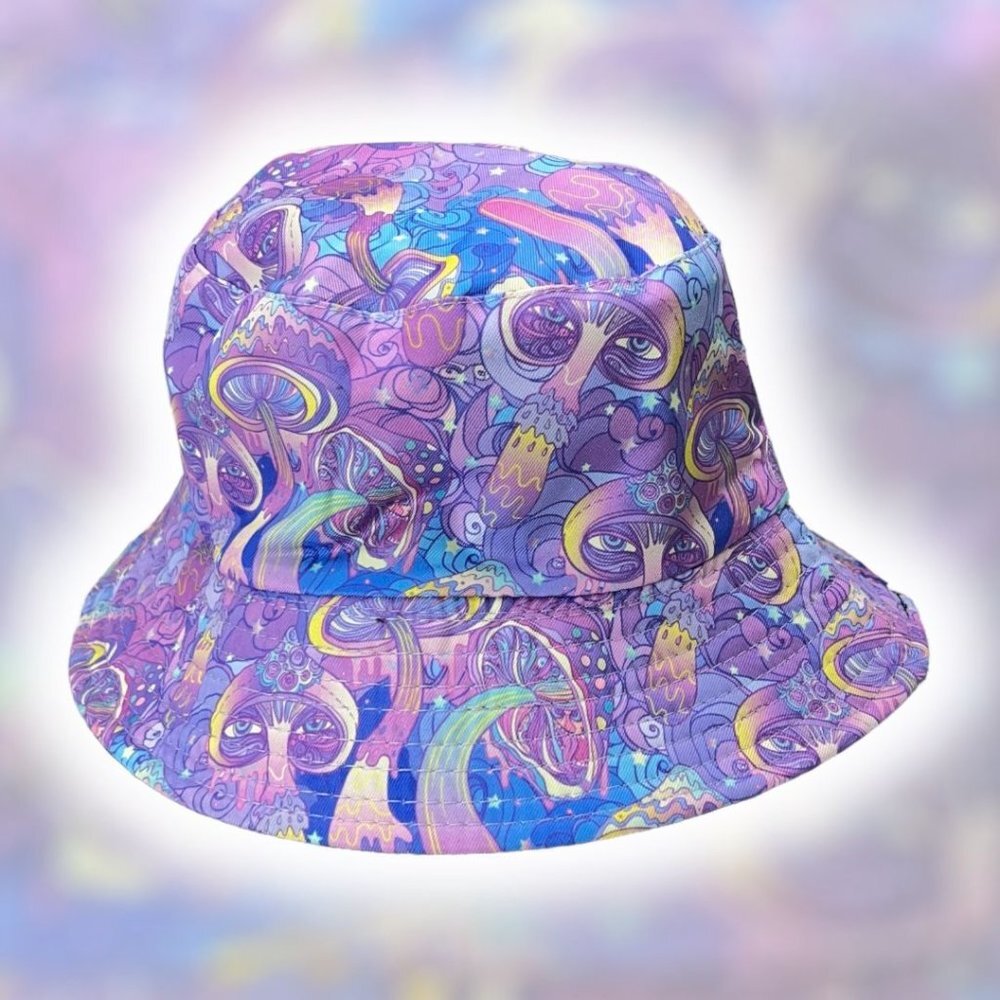 Magical Shrooms Trippy Bucket Hat